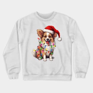 Christmas Papillon Crewneck Sweatshirt